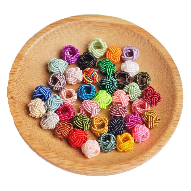 8mm3 capa piña nudo hebilla hecho a mano nudo botón nudo pulsera colgante joyería material flor nudo chino nudo accesorios al por mayor