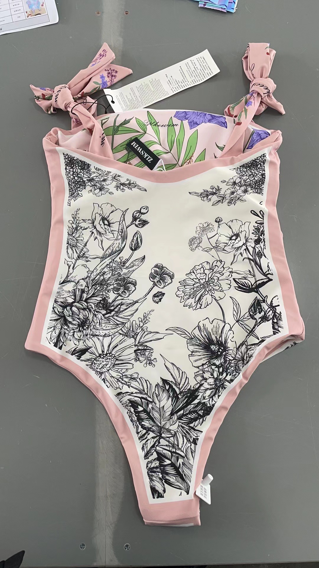 Retro French Swimsuit