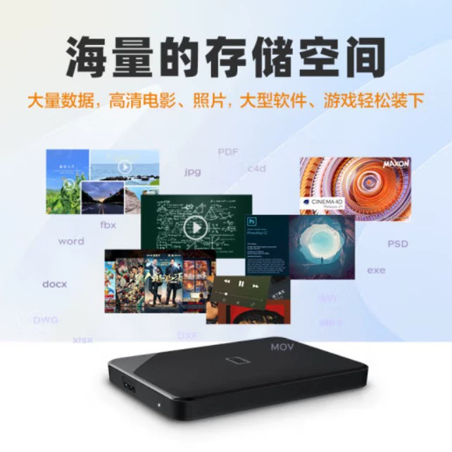 Подходит для Western Digital (WD) 1TB переносной жесткий диск USB3.0 SE серия 2.5-дюймовый механический диск