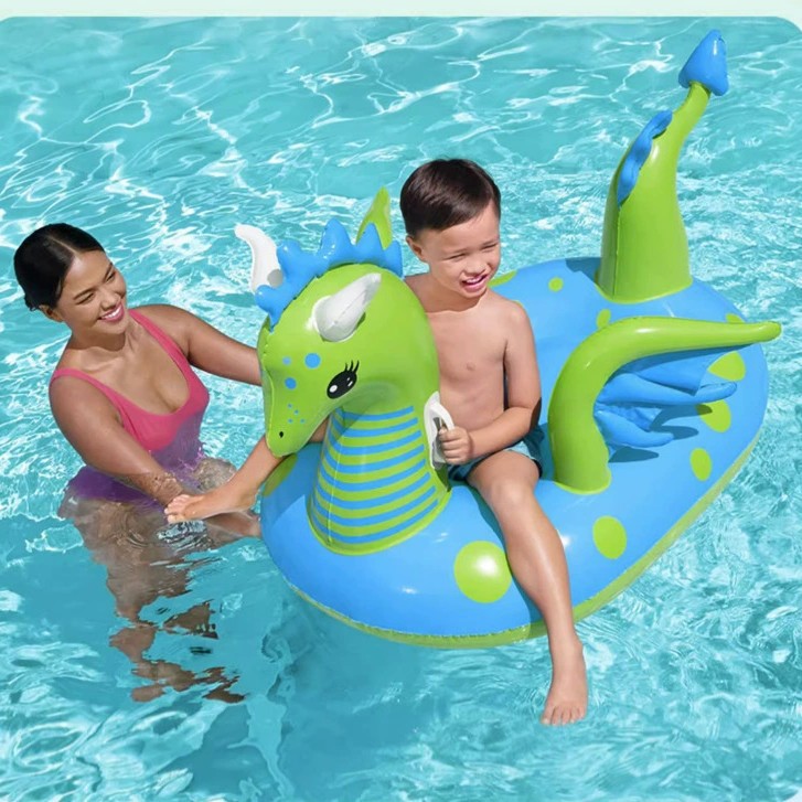 Montura de agua inflable flamenco rojo neto para niños anillo de natación flotante de agua juguete flotador espesado cama flotante para adultos