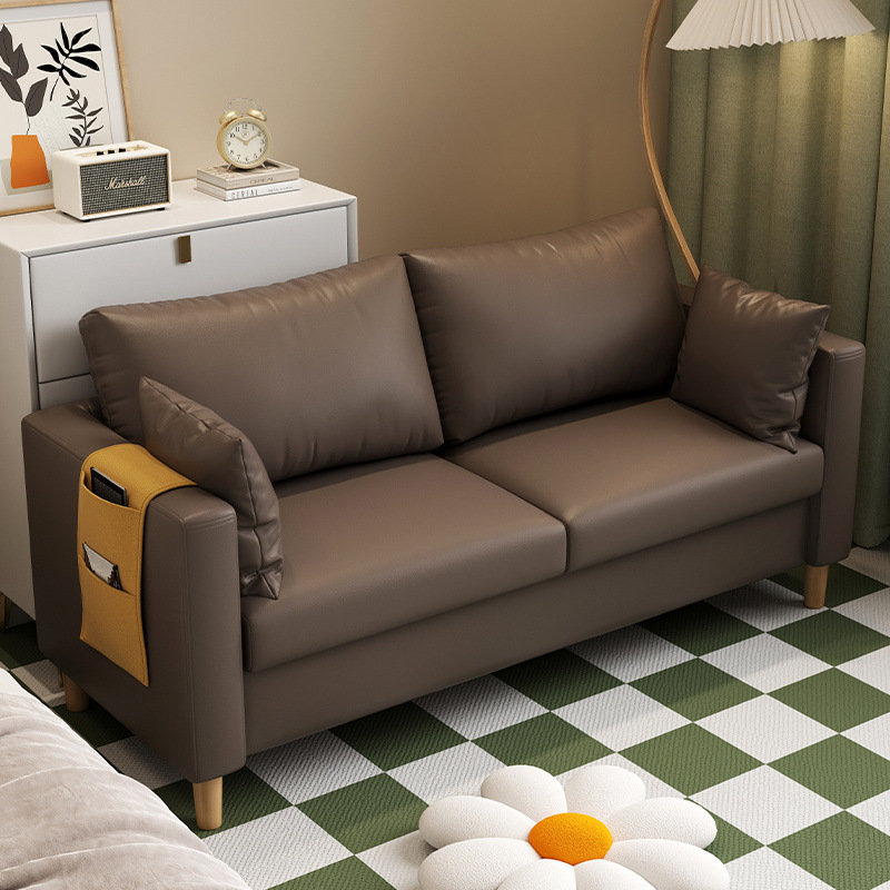 Sofá nórdico pequeño alquiler de casa sala de estar dormitorio apartamento moderno simple doble triple red sofá pequeño