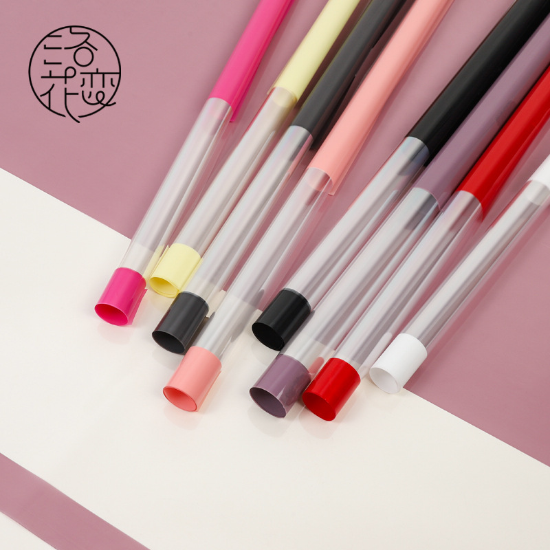 世界之窗花束包装纸花店资材高级感加厚玻璃纸包花纸鲜花包包装纸