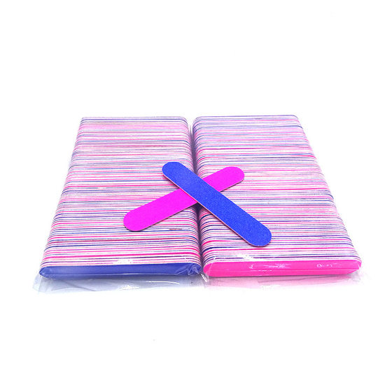 Factory Wood nail file household nail file nail polishing strip double-sided sand strip nail tool mini frosted strip