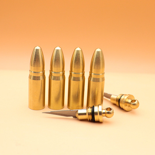 National trend bullet knife brass keychain creative pendant portable express delivery practical small commodities wholesale