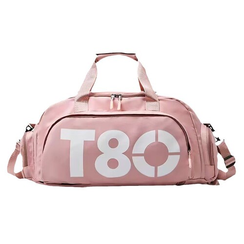 New Style Simple Yoga Fitness Bag with Dry Wet Bag, Large Capacity Travel Bag with Shoe Compartment Storage Bag, Logo Printable
