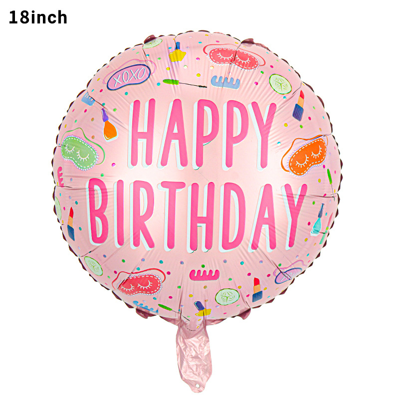 Globos de aluminio con temática de princesa, maquillaje en forma de lápiz labial, vestido de princesa para cumpleaños, globos de decoración para fiestas