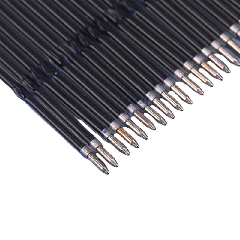 Amazon Mingjia 0.7mm refill press replacement core blue red black bullet ballpoint pen refill in stock wholesale