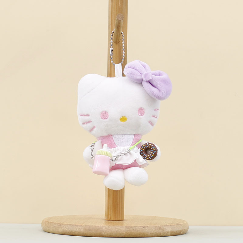 インターネット有名人かわいいミルクボトル子猫ぬいぐるみペンダント漫画 kt 猫のおもちゃ人形バッグペンダント人形人形|undefined