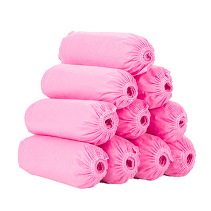 Cubierta de zapatos desechable, cubierta de pies impermeable antideslizante engrosada para interiores para el hogar, cubierta de zapatos no tejida transpirable a prueba de polvo para adultos al por mayor