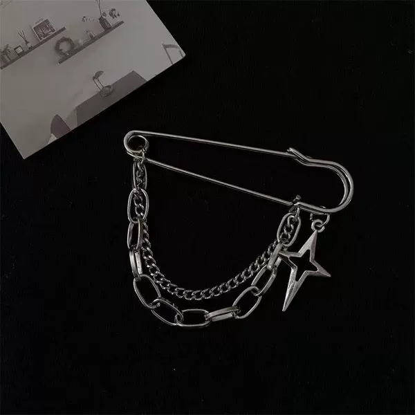Pin with tassels