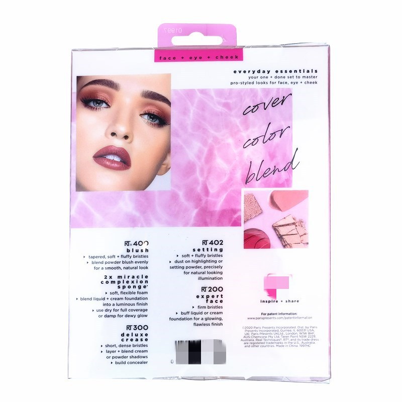 Comercio exterior RT1997 cepillo de maquillaje polvo de hojaldre RT1786 esponja combinación de huevo suministro de comercio electrónico transfronterizo se puede personalizar