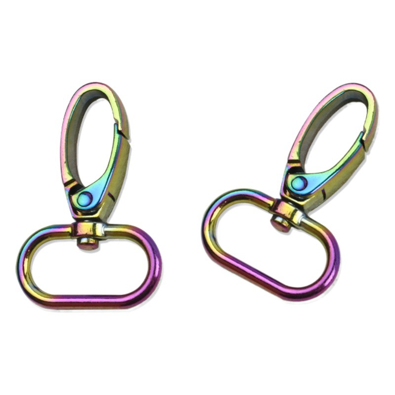 1 pulgada de color oro Oliva hebilla bolsa correa de hombro cadena cinta hebilla de conexión aleación de zinc gancho llavero diámetro interior 25mm
