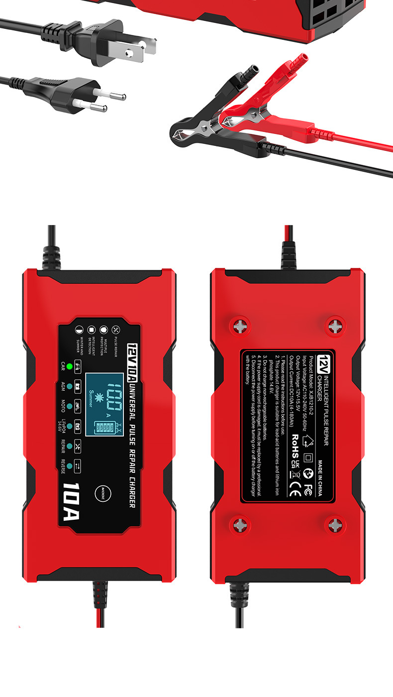 Chargeur Batterie Intelligent 14.6V 6A - Voiture Moto Bateau LiFePO4 AGM GEL - 3