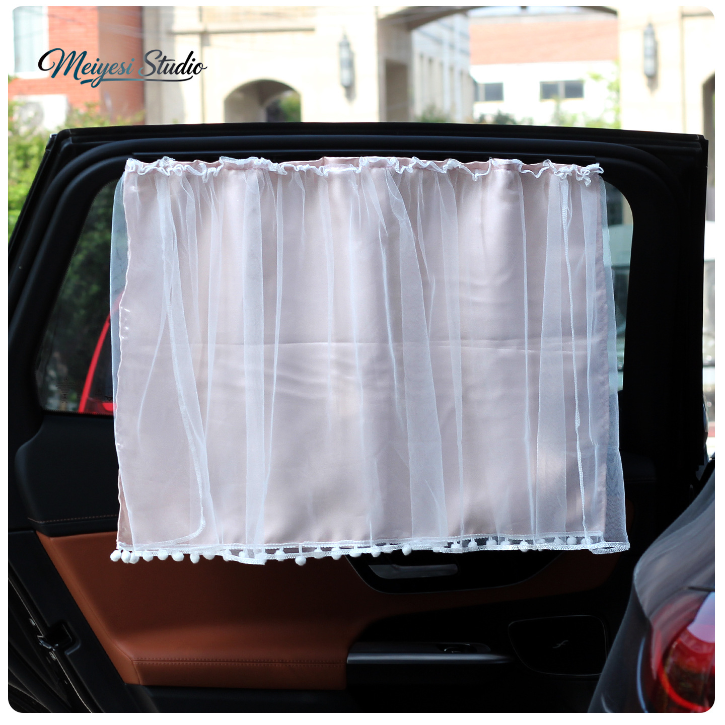 2026 cortinas de automóviles cortina solar para automóviles de bebé cortina solar para ventanas laterales cortina solar de cristal satin cortina solar image 7