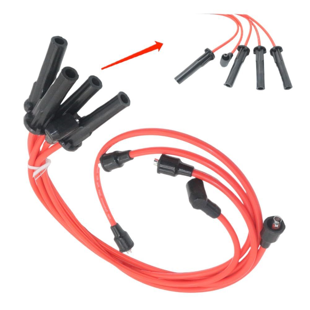 875571 Spark Plug High-Voltage Wire Kit 834365 Suitable for Penta Marine Aq120 Ignition Wire and Cylinder Wire