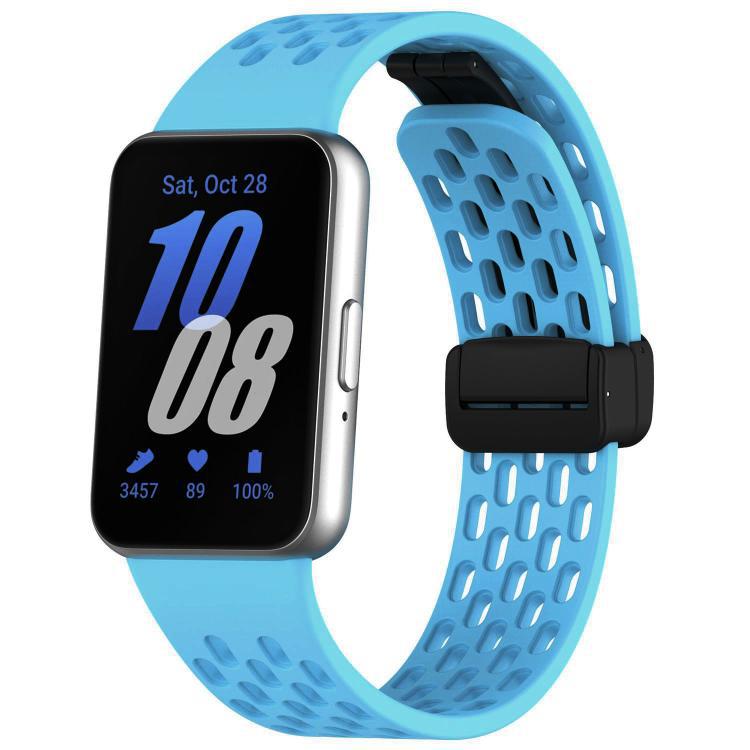 xDfind Dong Dong absorción pulsera de silicona de botón negro para Samsung Galaxy Fit3