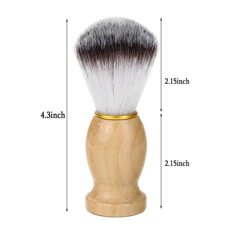 Factory Direct shaving brush holder and soap bowl shaving Beech nylon beard brush suit suitable for safety Shaver brush