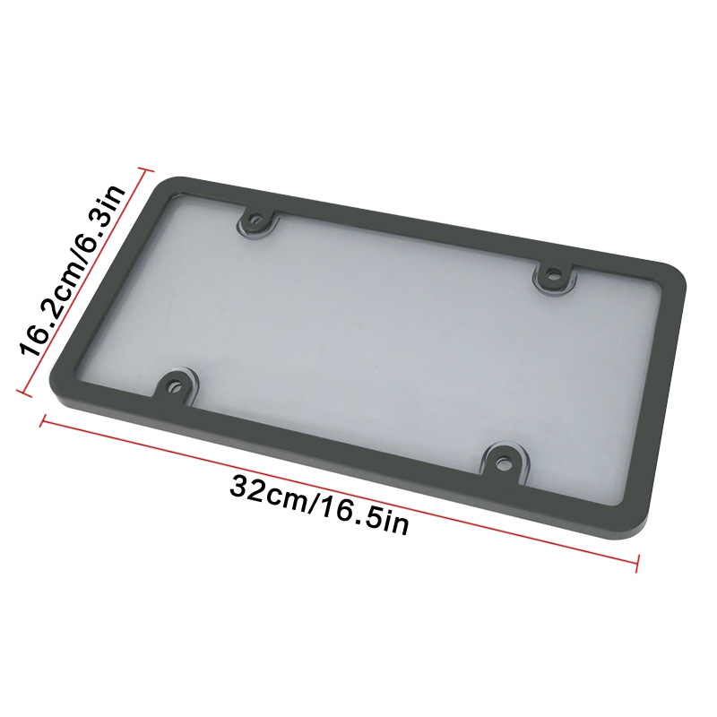 Factory direct American standard plastic license plate frame with cover transparent cover two-in-one American license plate frame accessories complete