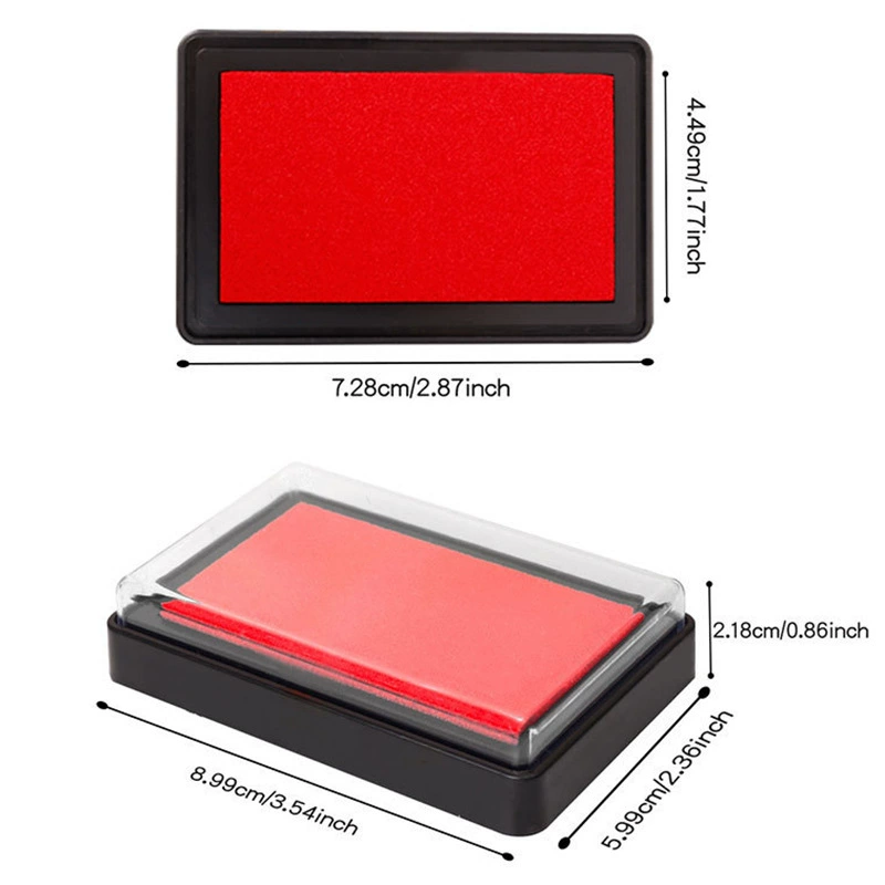 Rectangular children's ink pad for office, hands and feet prints, wholesale, pet, quick dry
