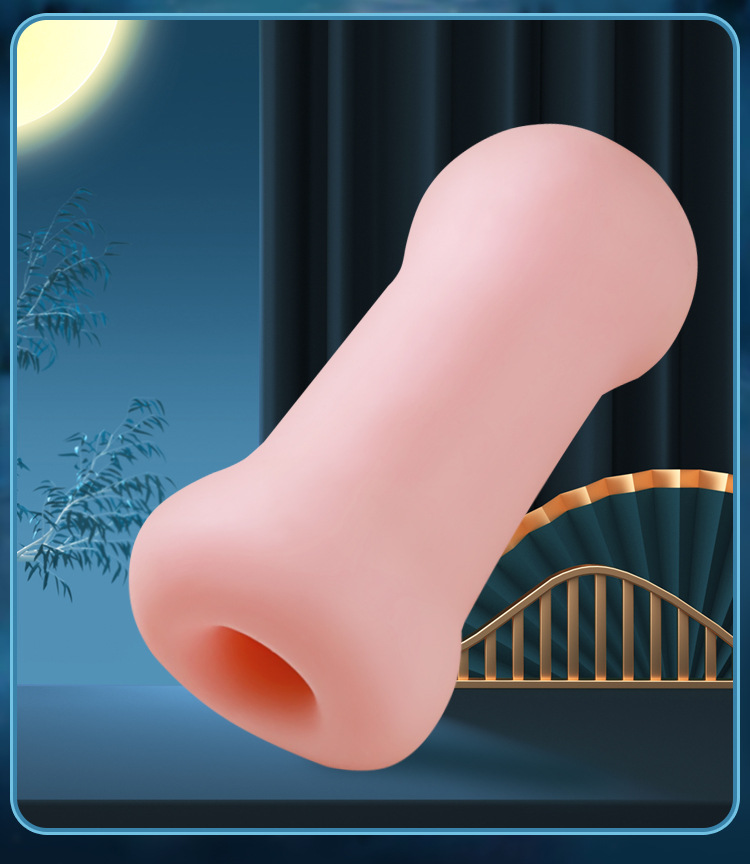 Male Masturbator with Realistic Vagina and Buttocks Mold, Manual TPE Airplane Cup Design — detail image 10