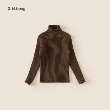 宥宝童装儿童高领毛衣女童秋冬保暖男童纯色针织打底衫秋季上衣