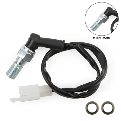 Motorcycle modified brake oil pipe Motorcycle Safety Supplies - elbow-type-125-thread-hydraulic-brake-switch-line