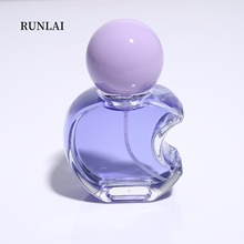 厂家高档异形螺口玻璃香水分装瓶配塑料盖子高颜值perfume bottle