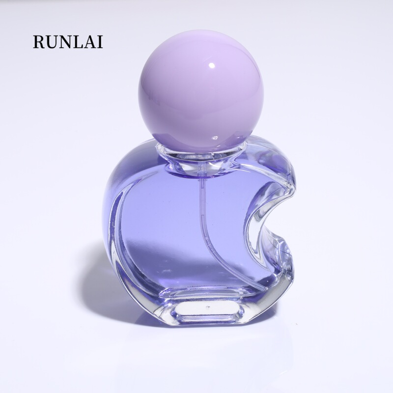 厂家高档异形螺口玻璃香水分装瓶配塑料盖子高颜值perfume bottle|undefined