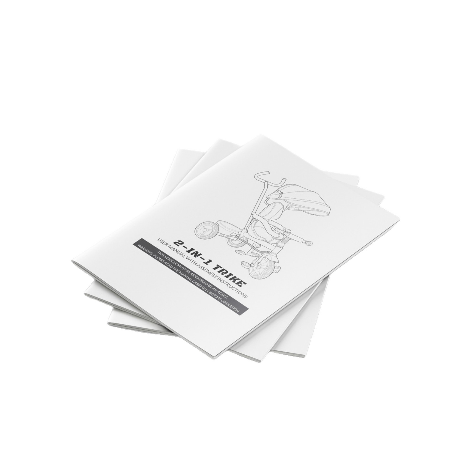 Manual de Instrucciones Multilingüe de Papel Personalizado Plegable para Electrodomésticos