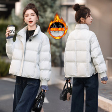 恒源祥品牌女士羽绒服短款2025冬季新款时尚小个子加厚白鸭绒外套