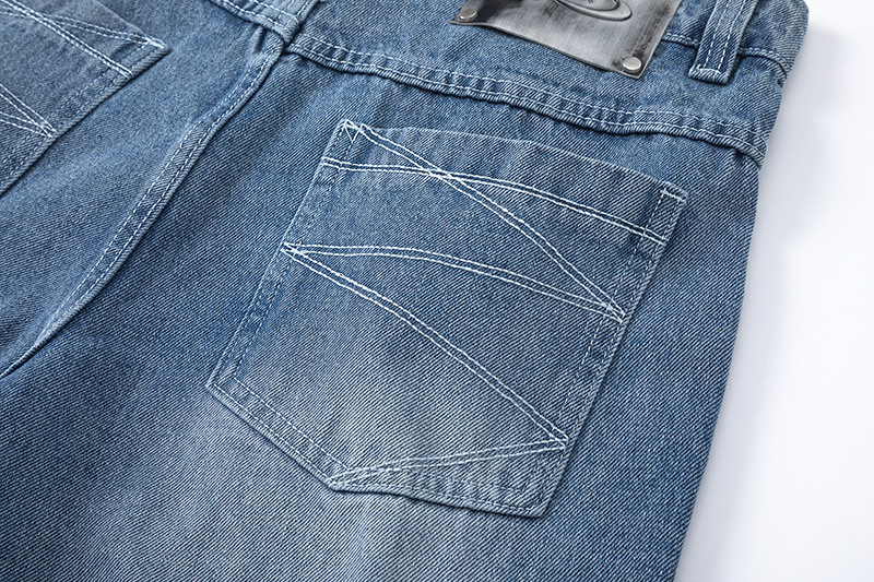 Men's Jeans High Quality Three Dimensional Split Design Trousers_voghion.com