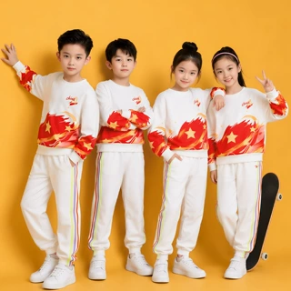 2026啦啦队套装中小学表演服卫衣小学生团体运动会开幕式元旦演出