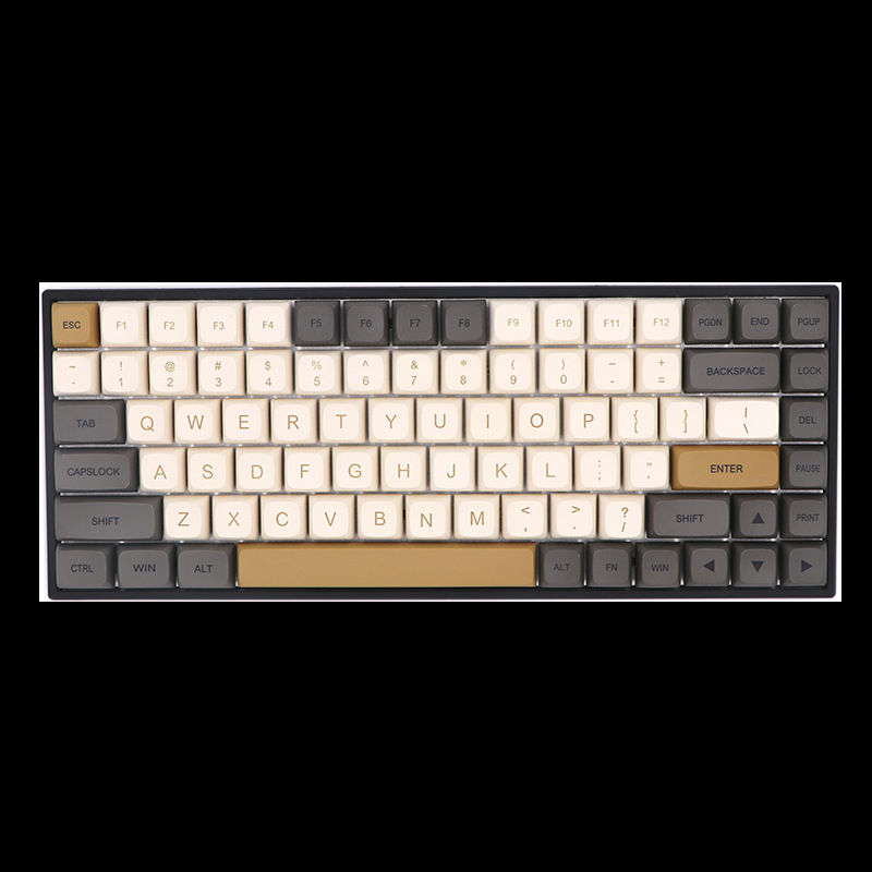 Keycaps Low Glow NUEVA VERSIÓN PBT, perfil XDA, compatible con layouts 61, 68, 75, 84, 87, 89, 96, 98, 100, 104 teclas