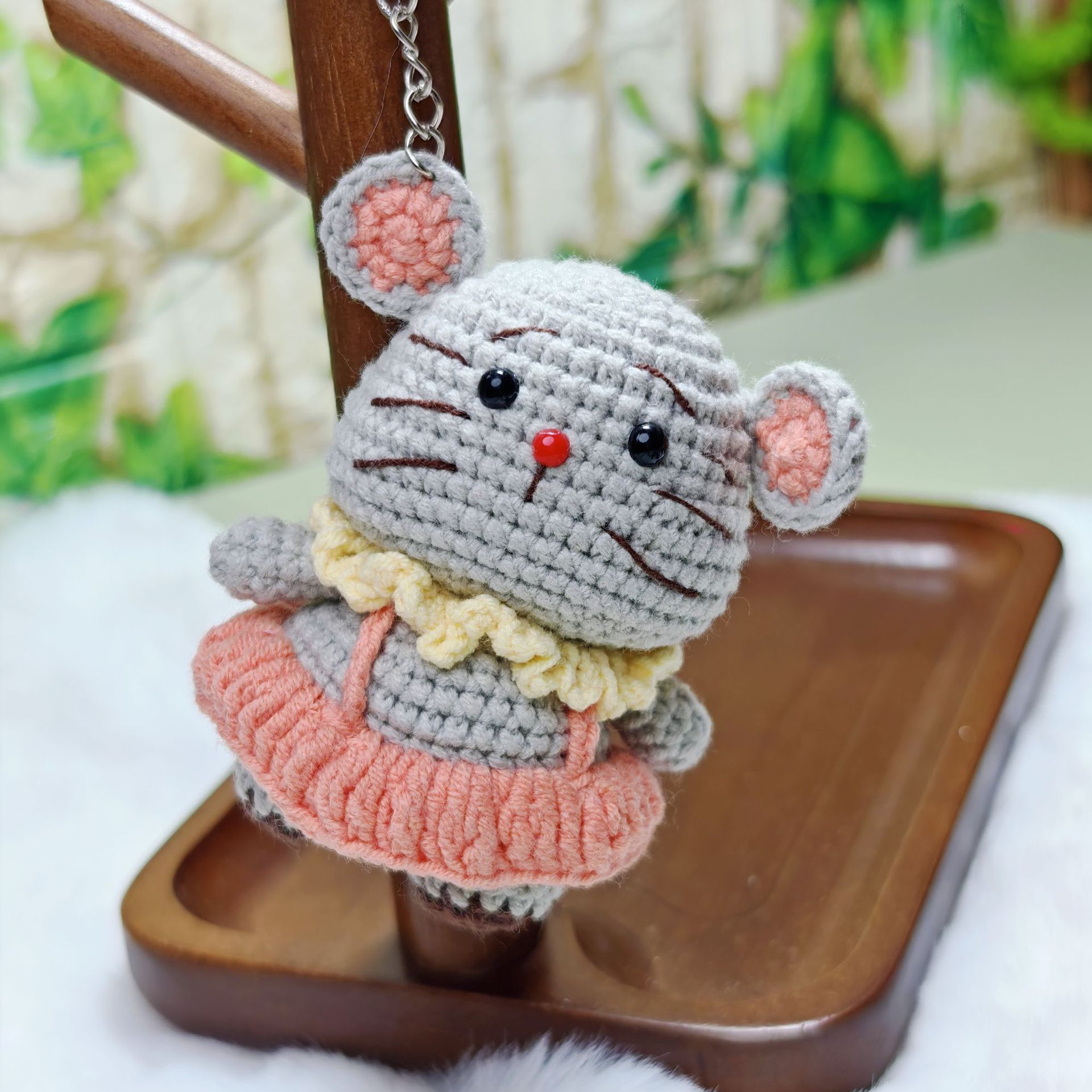 Colgante del zodiaco tejido a mano, muñeco de ganchillo hecho a mano, regalo lindo y personalizado, venta al por mayor y al por menor