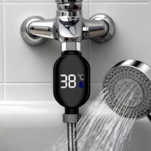 家用式花洒LED温度计水温器分国标通用新智能测温儿童洗澡淋浴