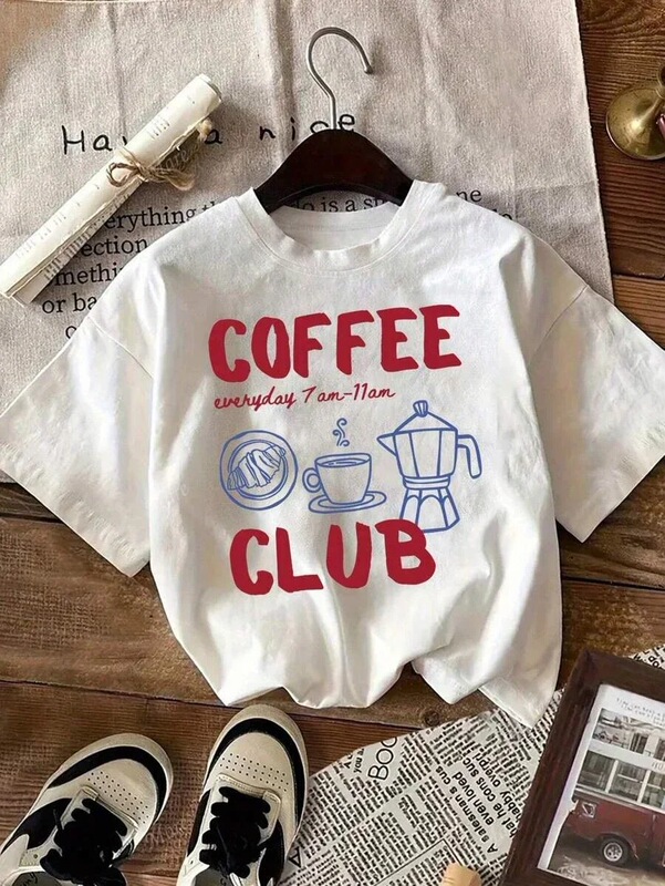 Creative Coffee Club Every Morning at 7 Am 11Amprint Women's T-Shirt Fully Equipped Women's T-Shirt Casual O-Neck Creative Coffee Club Every Morning at 7 Am 11Amprint Women's T-Shirt Fully Equipped Women's T-Shirt Casual O-Neck