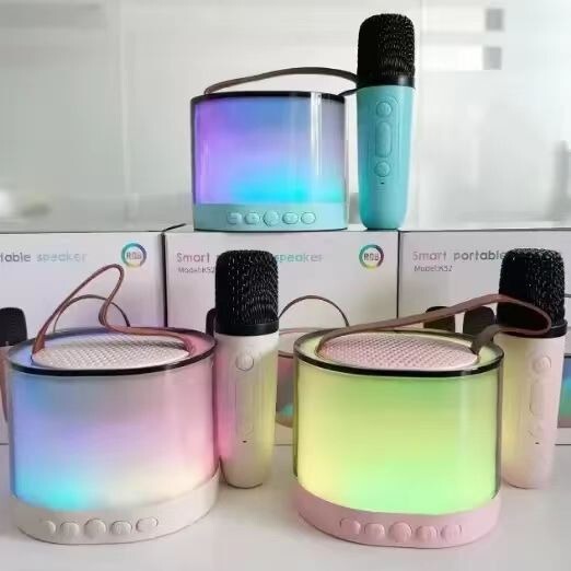 K52マイク音響マイク家庭KTVセット無線bluetooth児童広場ダンススピーカー一体歌唱機|undefined