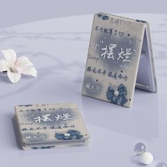 Dive into the world of high-end beauty with our stylish mirror, the "Mirror of Self-Confidence." Designed for the modern student on the go, this dual-sided mirror is a must-have for those who value both convenience and elegance. Crafted with a sleek, foldable design, it fits perfectly in your bag, ensuring you're never without a touch of sophistication. Whether you're touching up makeup or just admiring your reflection, this mirror is your perfect companion.