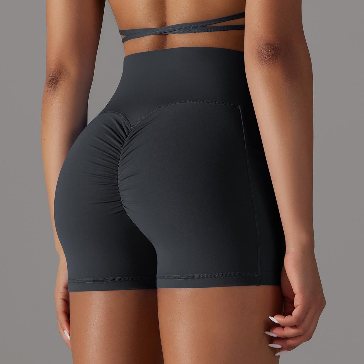 Simple Style Sports Solid Color Nylon Active Bottoms Shorts display picture 18
