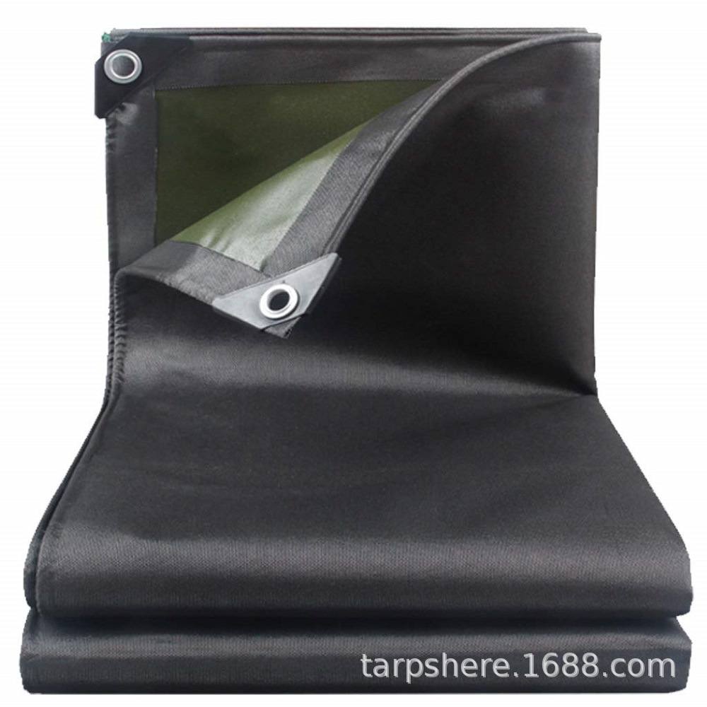 重型加厚涤纶涂PVC篷布 工厂直销货场防雨盖布耐寒卡车耐磨油布