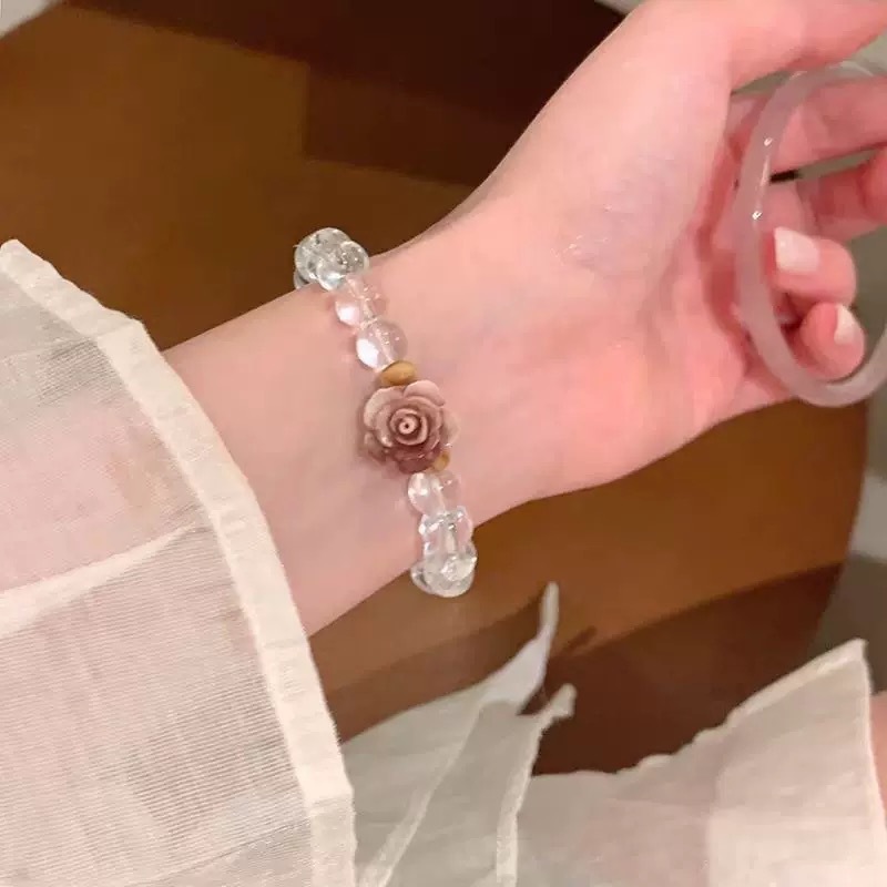人気急上昇中！ブースで売れる手作りブレスレット、ネットで話題の重複しないデザイン、超可愛い中国風DIYガラス製ブレスレット|undefined