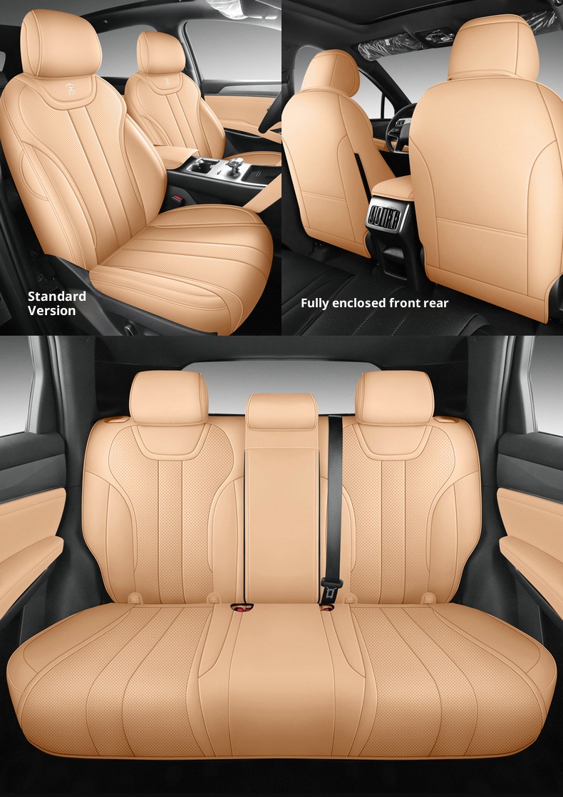New Model Second-Generation Song Prodm-I Full Leather Car Seat Covers for Overseas Right-Hand Drive Vehicles, Cross-Border Full-Cover Car Seat Cushions