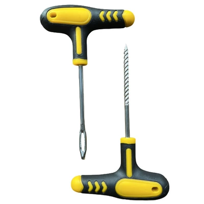 Cross-border hot vacuum tire repair tool car tire repair tool motorcycle electric vehicle repair tire repair suit (Repair kit) - 1pcs-naked