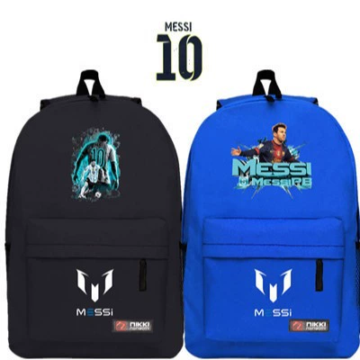 Новые летние красочные школьные рюкзаки MESSI для учеников начальной и средней школы