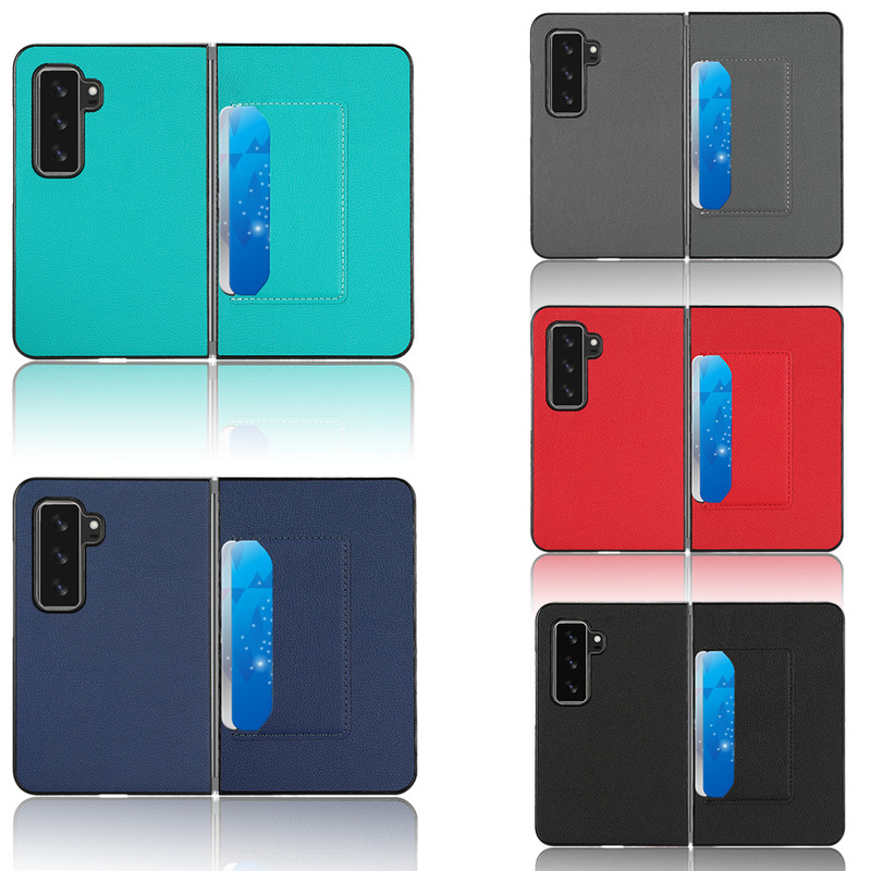 For Microsoft Surface Duo2 Litchi Pattern Card Protection Cover Surface Duo Phone Case