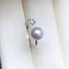 Copper beads from pearl, classic one size ring, 18 carat, wholesale