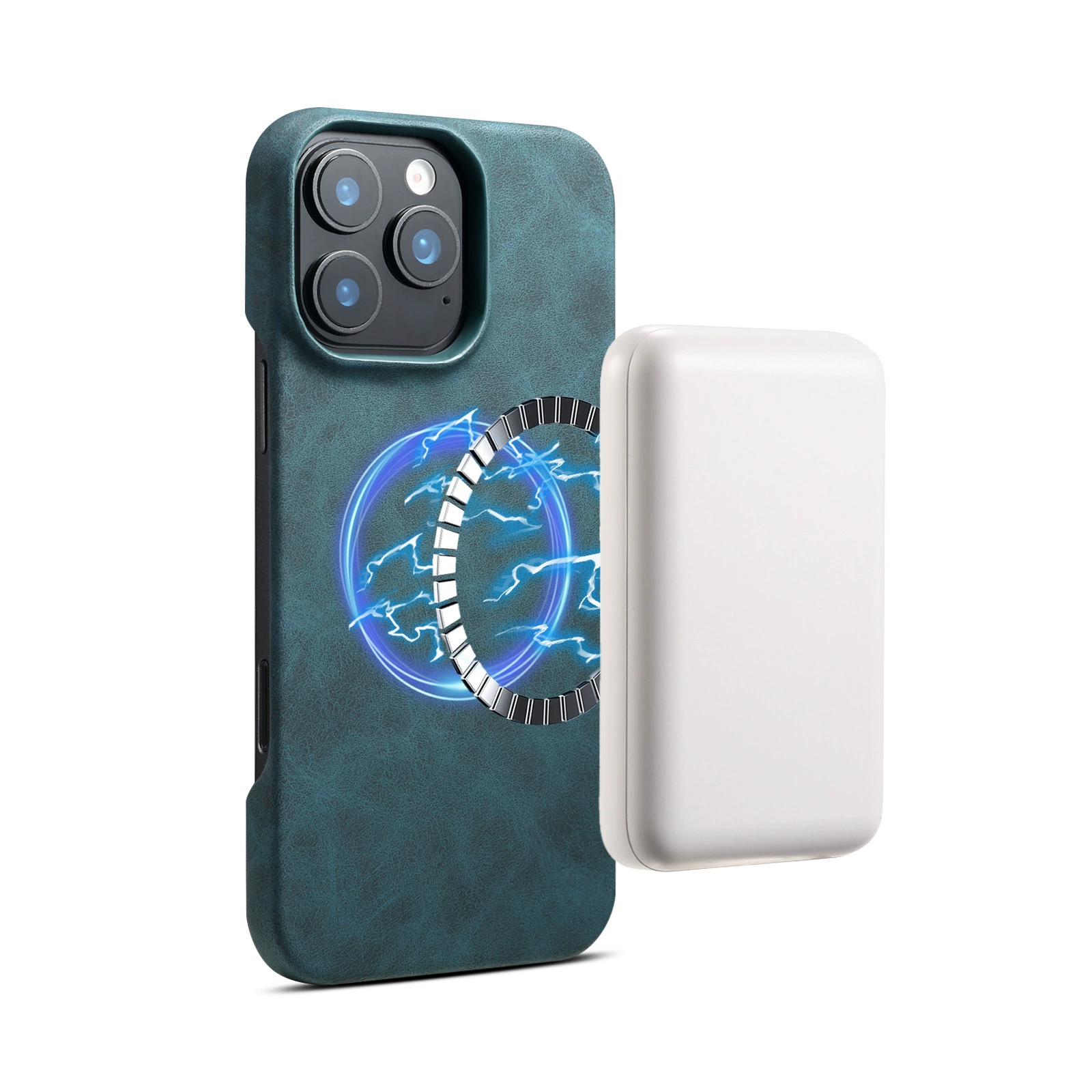 Denior для Apple, совместимый невидимый чехол с функцией зарядки, для 16/15/13, защита от падений