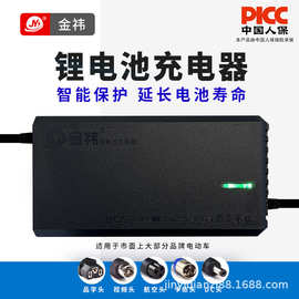 锂电池电动车充电器48V5A54.6V58.8V54.8V58.4磷酸铁锂三元通用