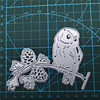 DIY owl art background SCRAPBOOK metallic pressure flower carbon steel knife cutting paper mold carving cutting knife mold