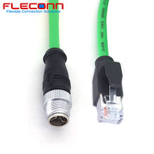 M12 X�;��a8P���^�DRJ45�W��Cat6a�p����10Gbps M12��̫�W�B�Ӿ�